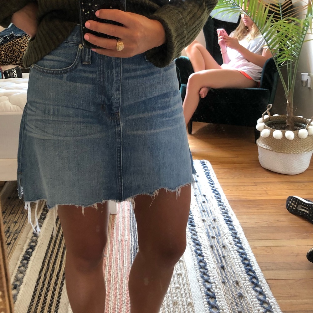 Madewell Short denim jean skirt - Picture 1 of 4
